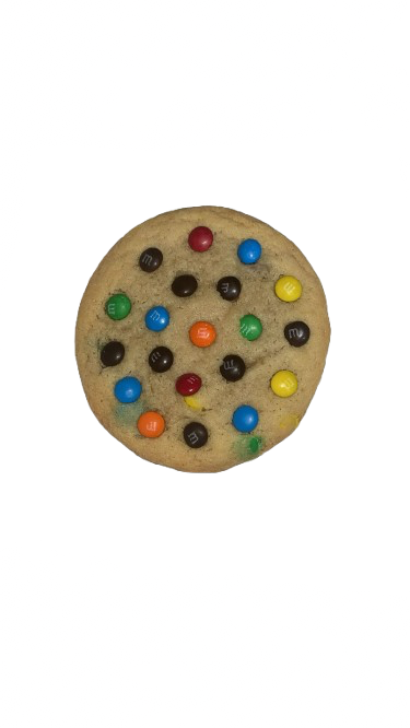 M&M cookie